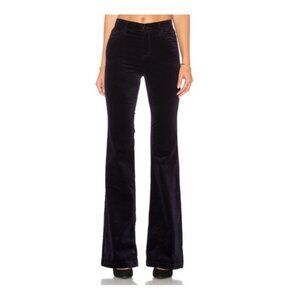 J Brand Black Flare Corduroy Pants